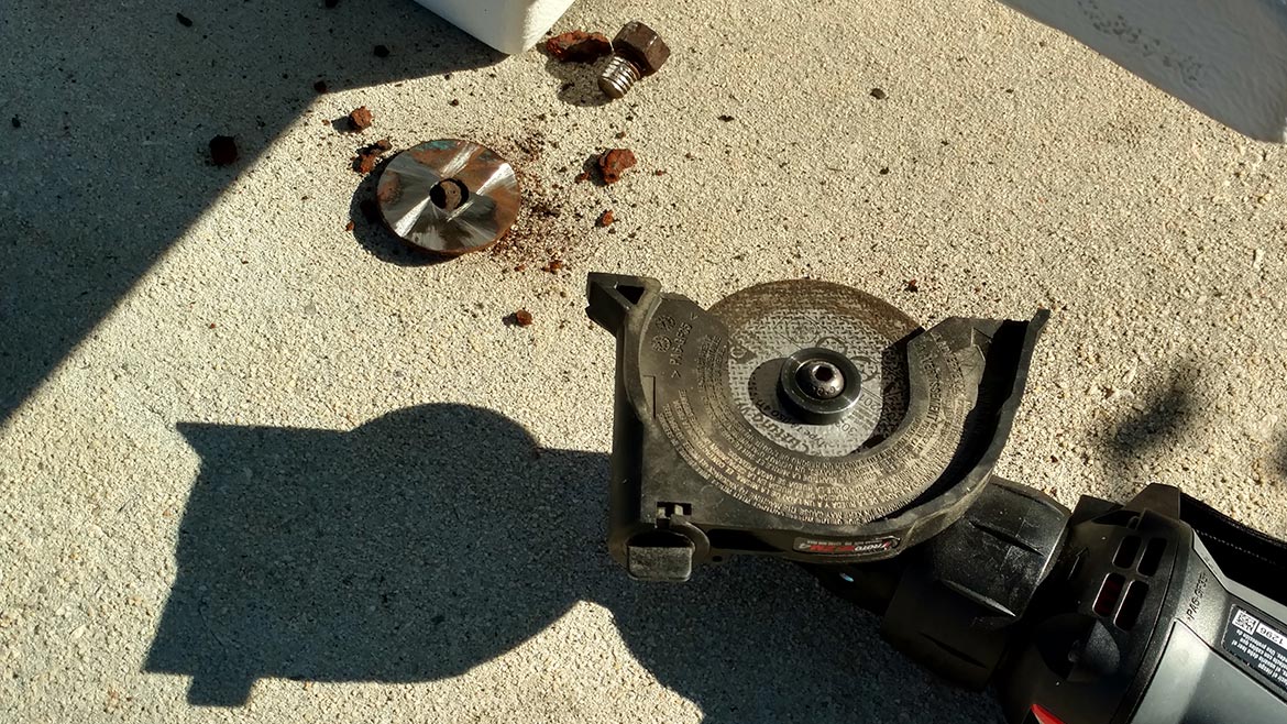 Removing the diving board