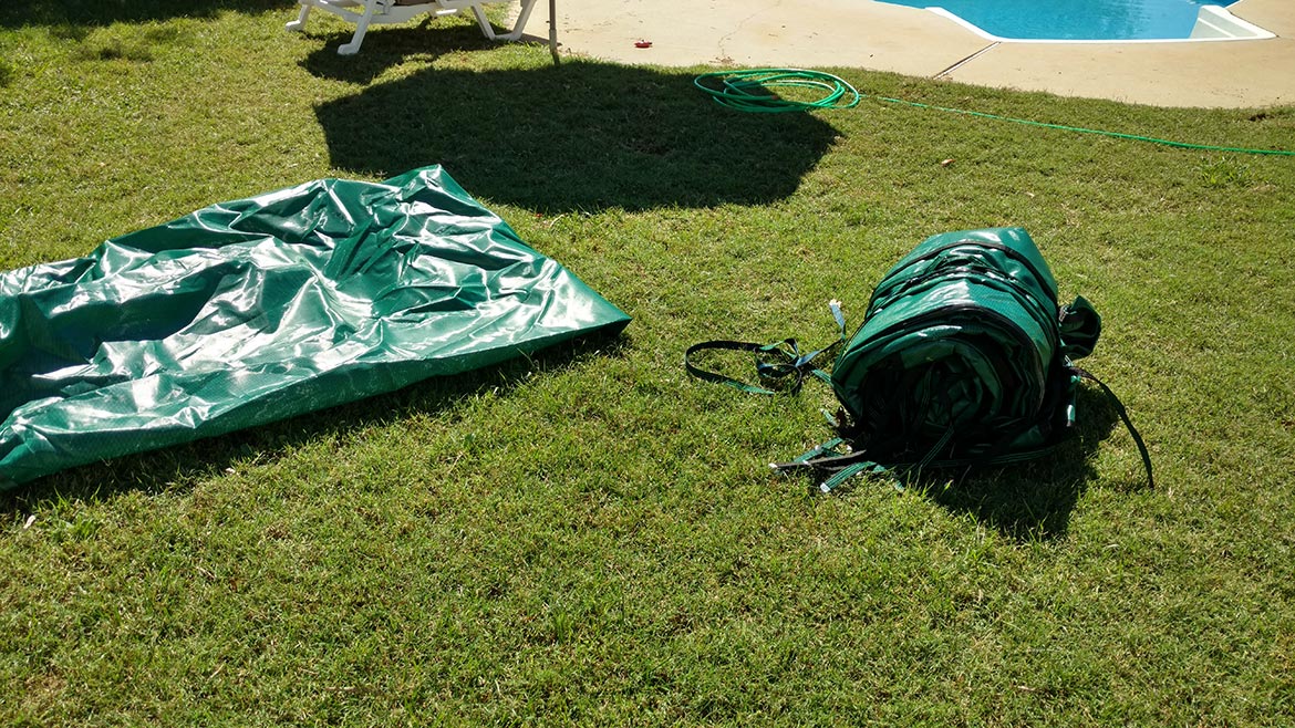 Opening the new cover